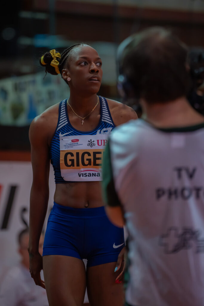 Fünfter Hallen-Schweizermeisterin Titel für Yasmin Giger über 400m